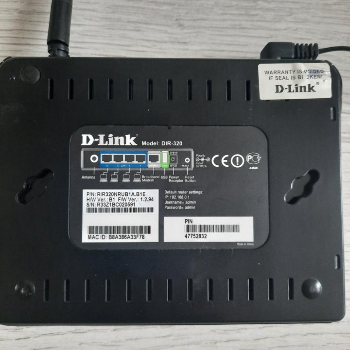 Роутер D-LINK DIR-320