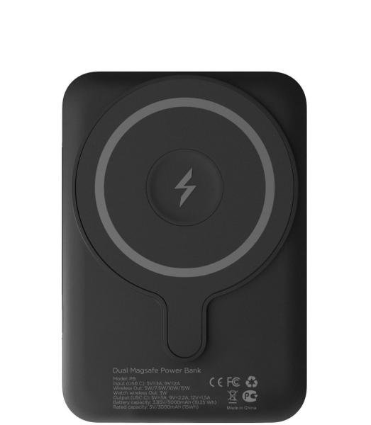 Внешний аккумулятор VLP Dual MagSafe Powerbank 5000mAh Black