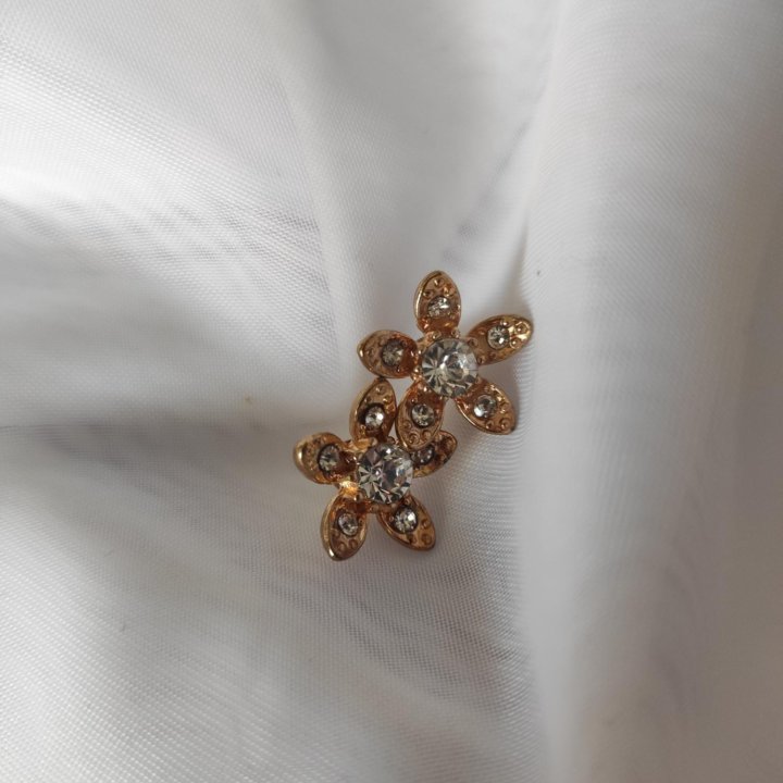 Серьги цветы
