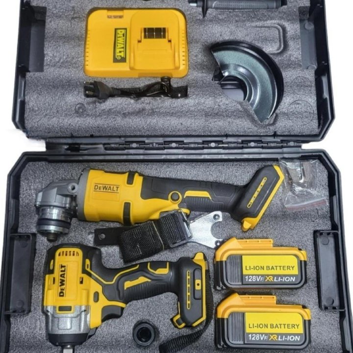 Набор аккумуляторных инструментов DeWalt 2в1