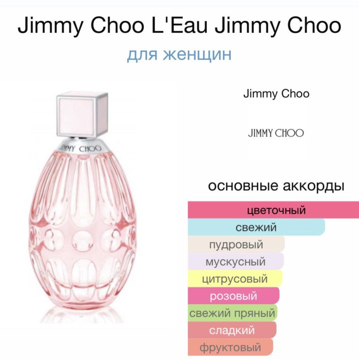 Женские духи L'Eau Jimmy Choo 90 мл