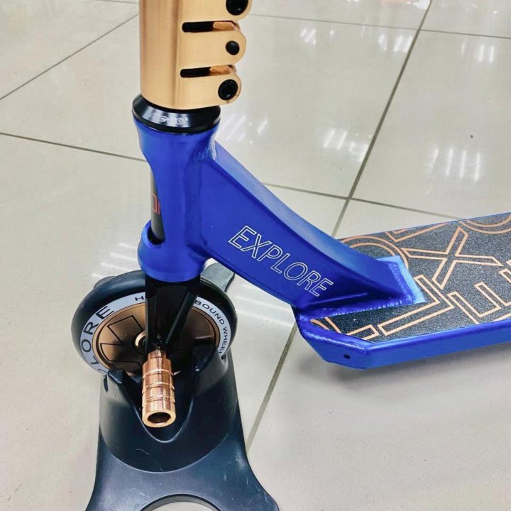 Трюковый самокат Explore BOOGER DELUXE HD
