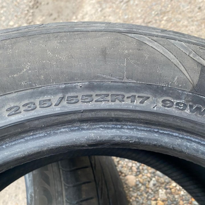 2шт. 235/55 R17 KUMHO ЛЕТО