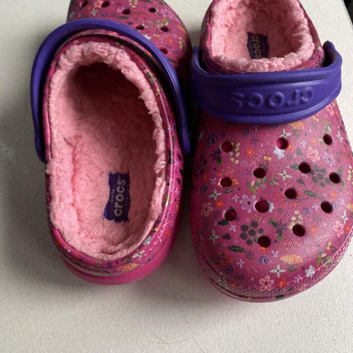 Детские утепление crocs