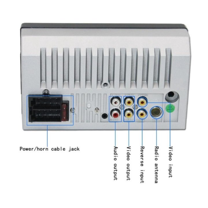 Магнитола 7 Дюймов. Сенсорный экран. Bluetooth.