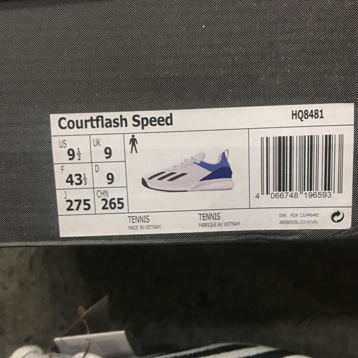 Кроссовки adidas cortflash speed р43 1/3 новые