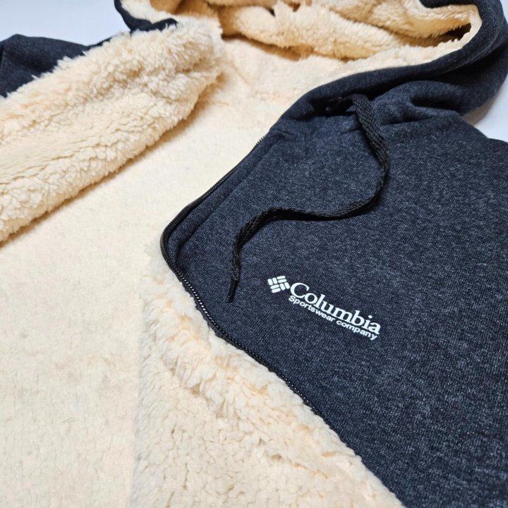 Костюм спортивный Columbia с капюшоном (Мех, Флис)