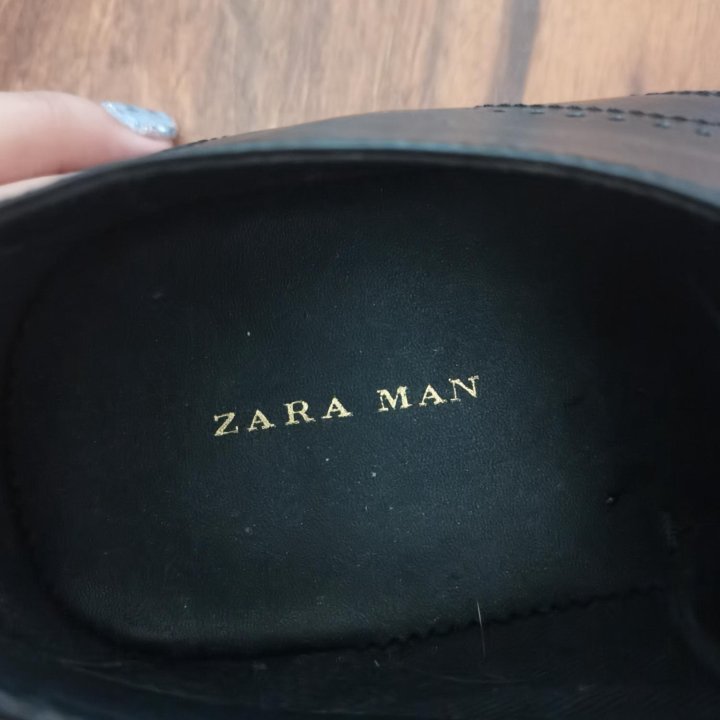 Мужские туфли zara 43 размер