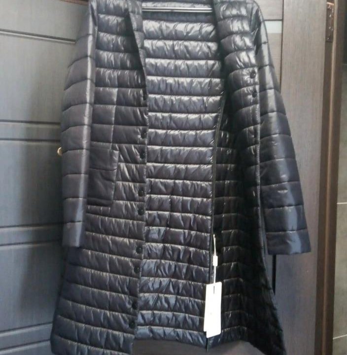 Новое стеганое плащ пальто 42