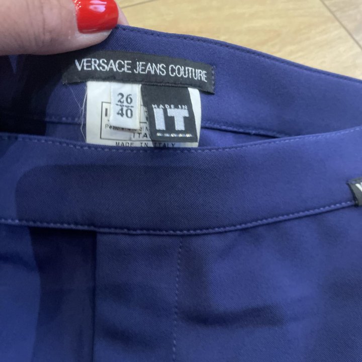 Синие брюки 26-27 Versace