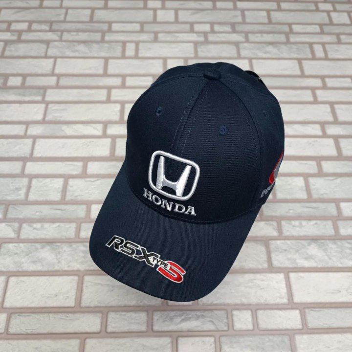 Бейсболка синяя логотип Honda