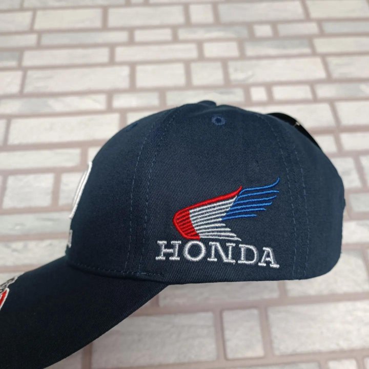 Бейсболка синяя логотип Honda