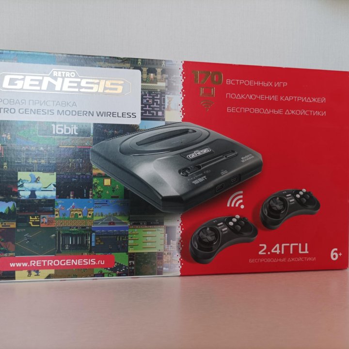 Retro Genesis Modern Wireless + 170 игр.