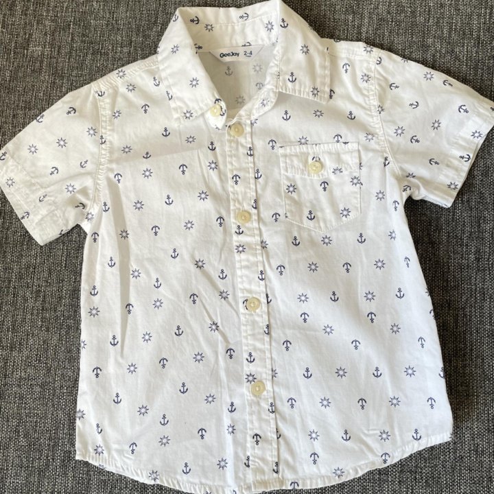 Рубашки 4 шт на мальчика Zara , polo , waikiki, gj