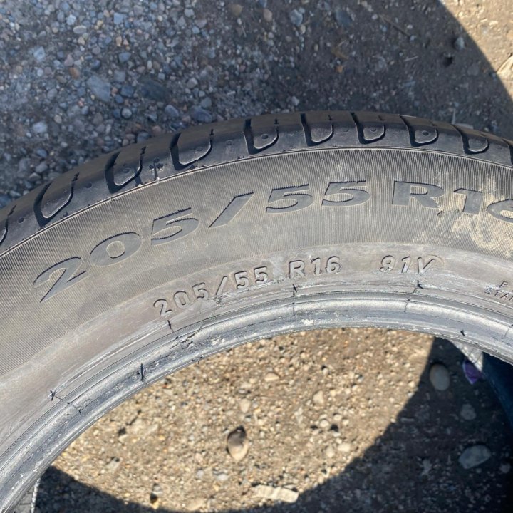 2шт. 205/55/16 PIRELLI ЛЕТО