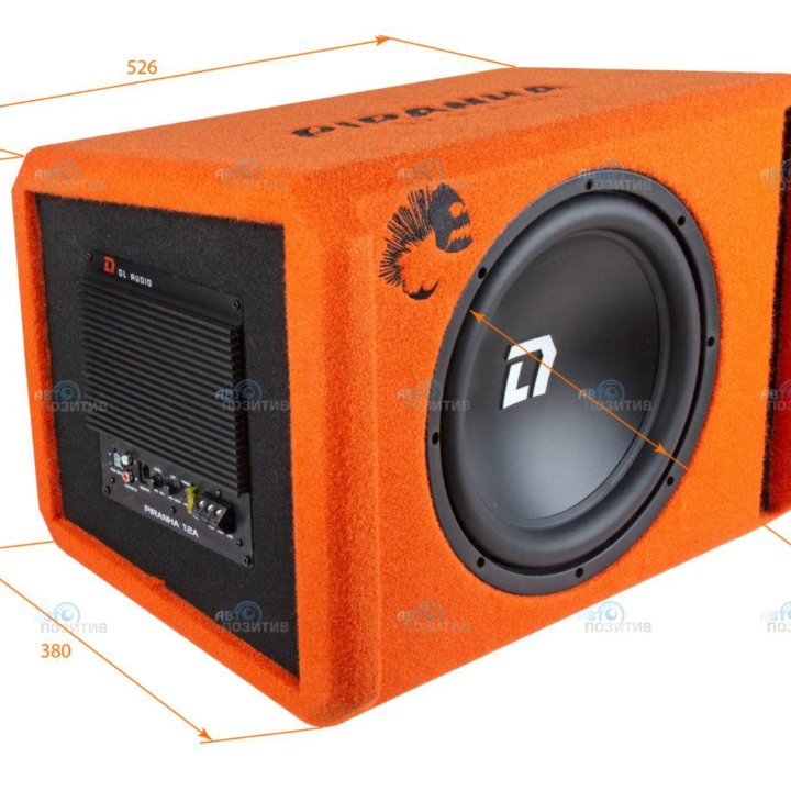 DL Audio Piranha 12A Orange