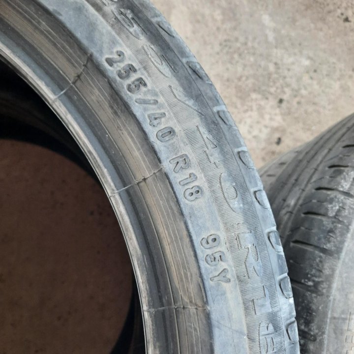 Pirelli p7 - 255/40/18, 2шт RFT