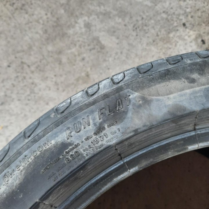 Pirelli p7 - 255/40/18, 2шт RFT