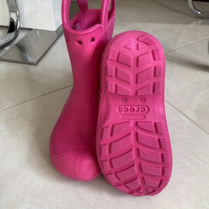 Сапожки резиновые crocs c12