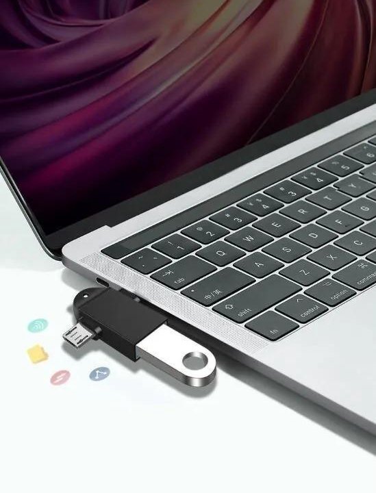 OTG переходник 2в1 (USB 3.2 — Type-C+micro-USB)