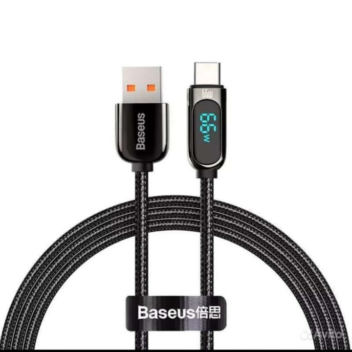 Кабель с дисплеем Baseus USB/type-c