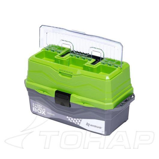 Ящик рыболовный трехполочный Tackle box nisus