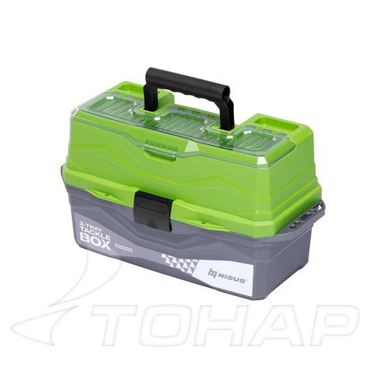 Ящик рыболовный трехполочный Tackle box nisus