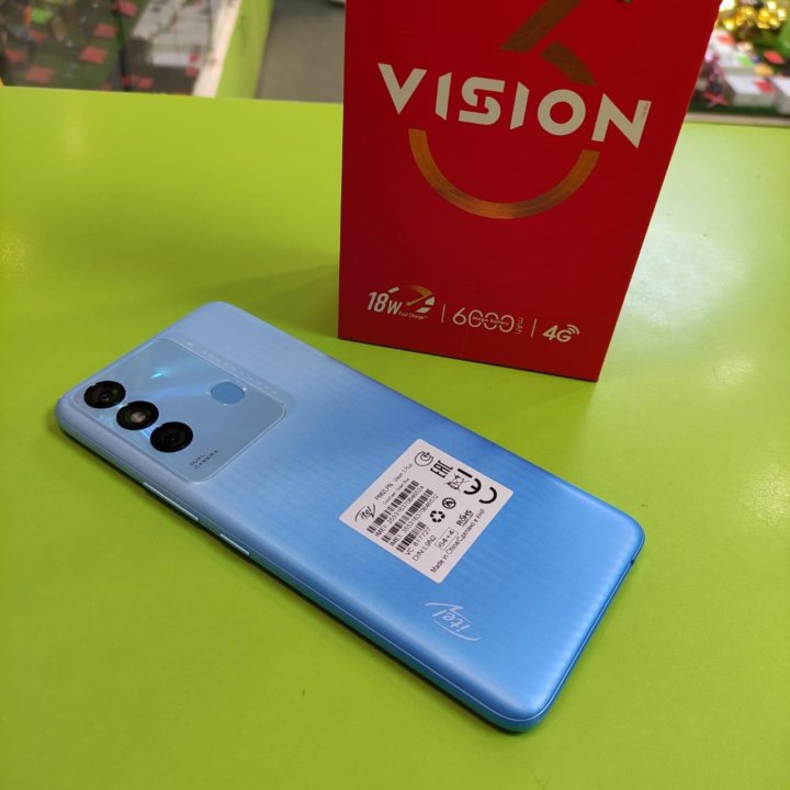 Itel Vision 3 Plus - 4/64Gb 6000mAh 6.82