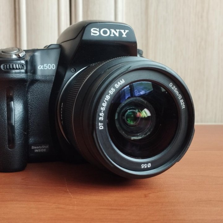 Продам зеркальный фотоаппарат Sony Alpha DSLR-A500