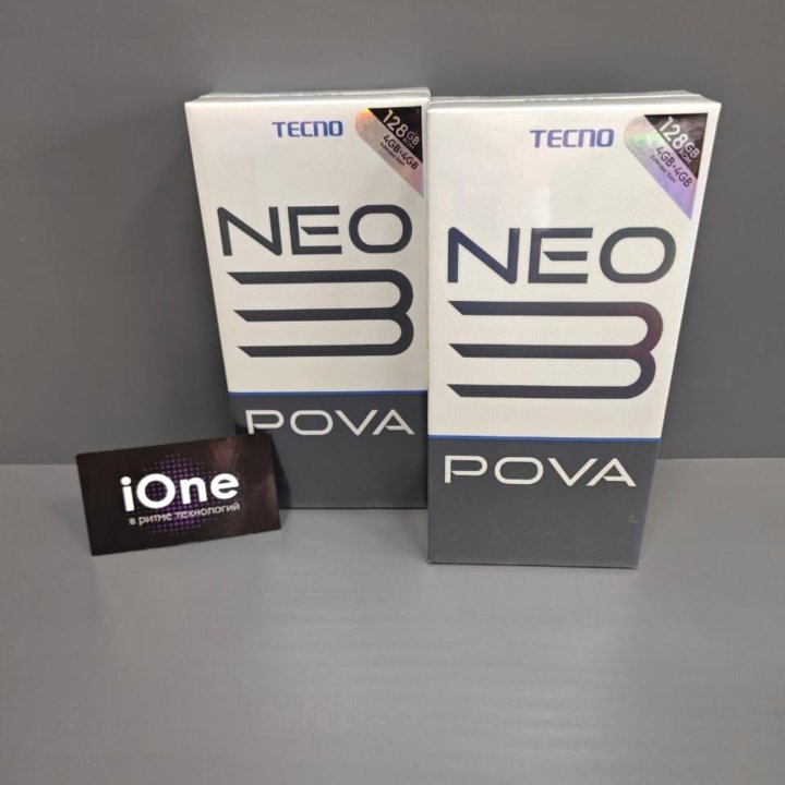 Tecno Pova Neo 3 4/128Gb Blue (Новый)