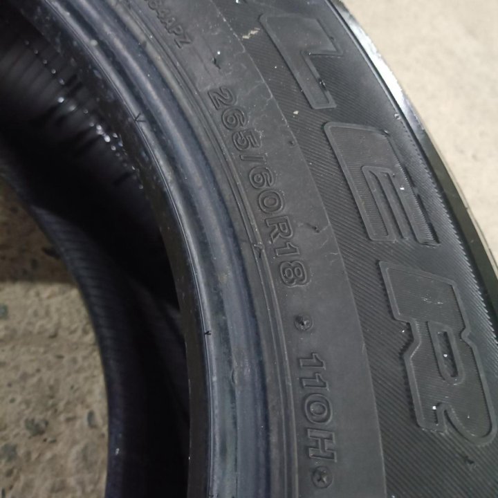 265/60R18 Bridgestone Dueler H/T (Лот №6529)