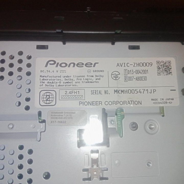 Магнитола Япония Pioneer AVIC-ZH0009