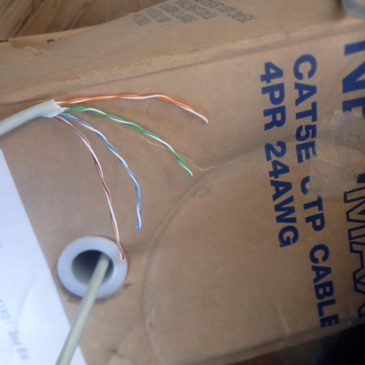 Интернет кабель neomax cable 4pr 24awg