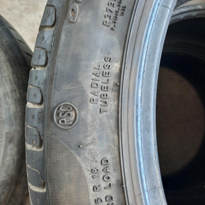 Pirelli p7 , 225/45/18, 1шина RFT