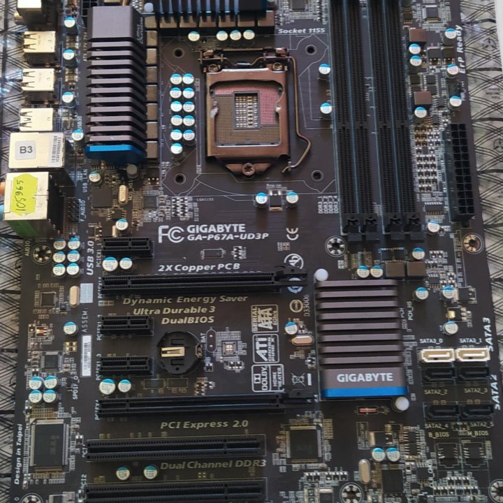 Материнская плата Gigabyte ga-p67a-ud3p