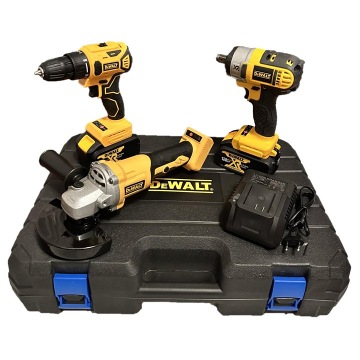 Набор аккумуляторных инструментов 3в1 DeWalt