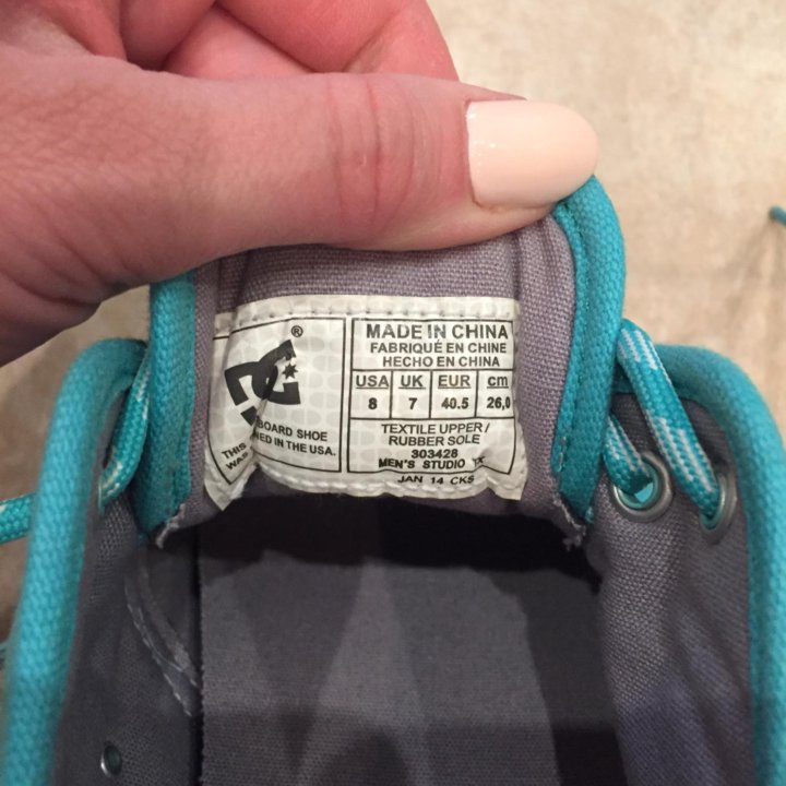 Кеды DC новые