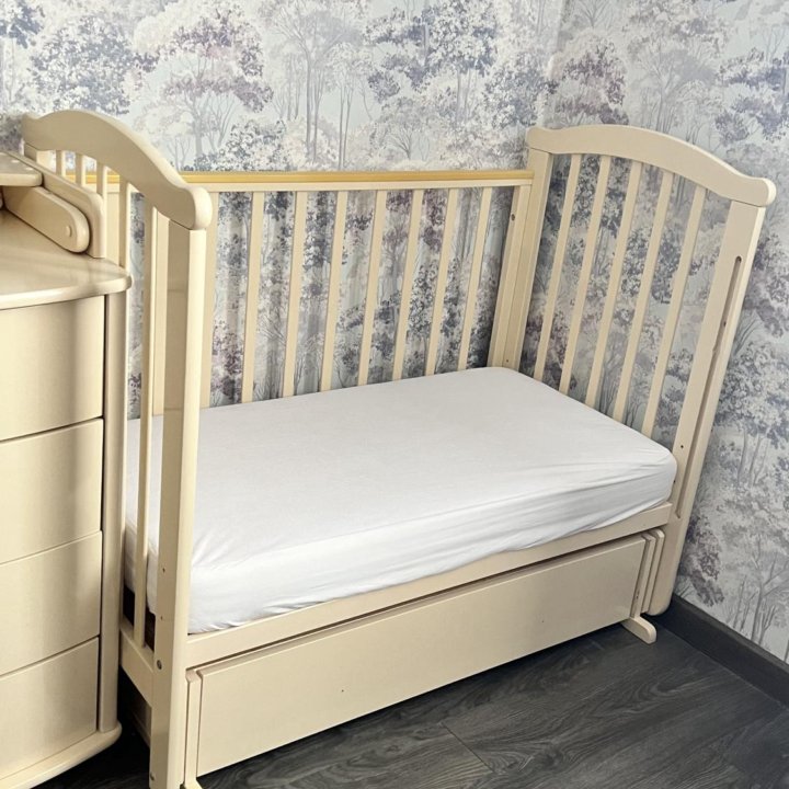 Детская мебель ( комод и кроватка )
