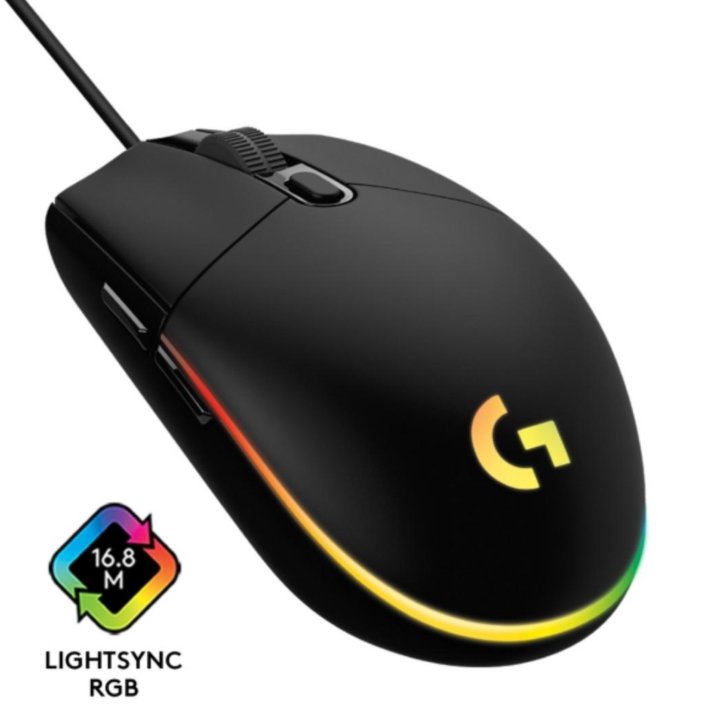 Игровая мышь Logitech G102 LightSync Black