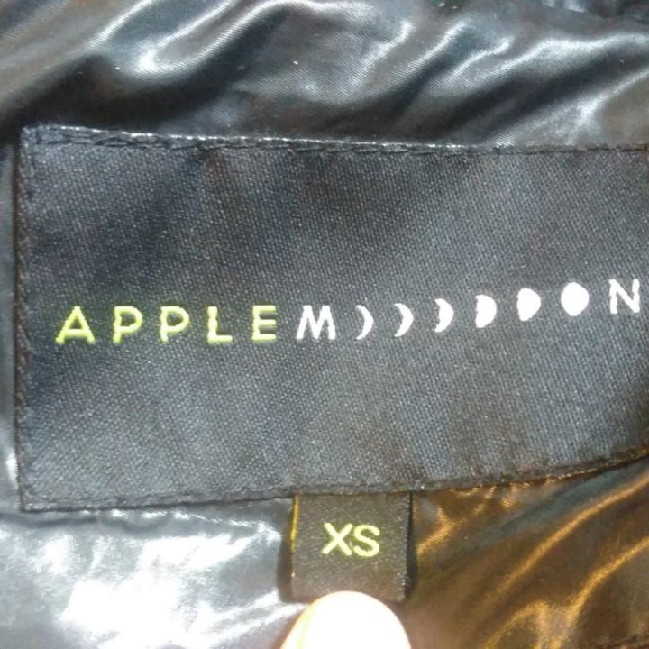 AppleMoon 158 164 Пуховик пальто XS Финляндия чёр