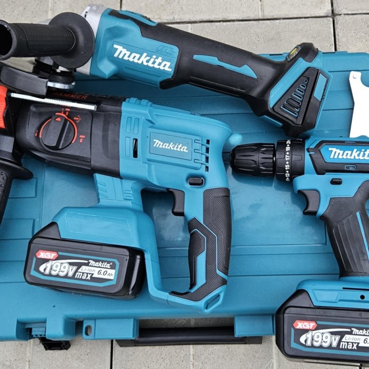 Набор аккумуляторного инструмента Makita 3в1