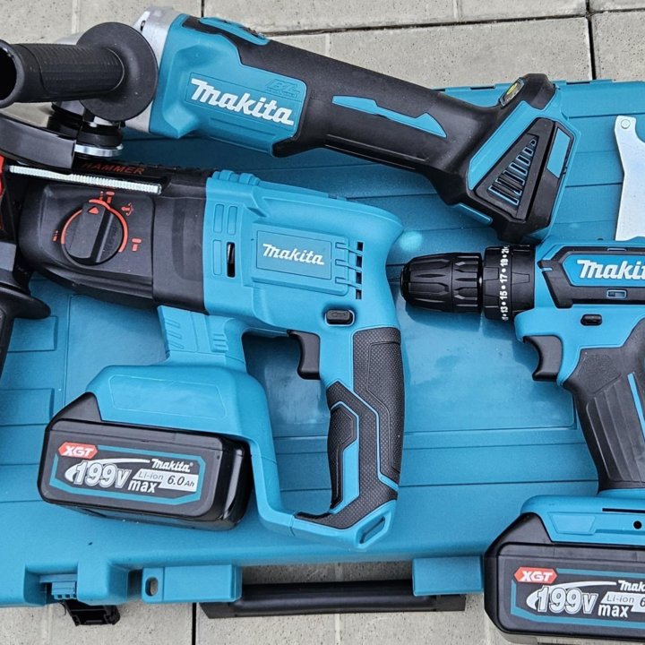 Набор аккумуляторного инструмента Makita 3в1