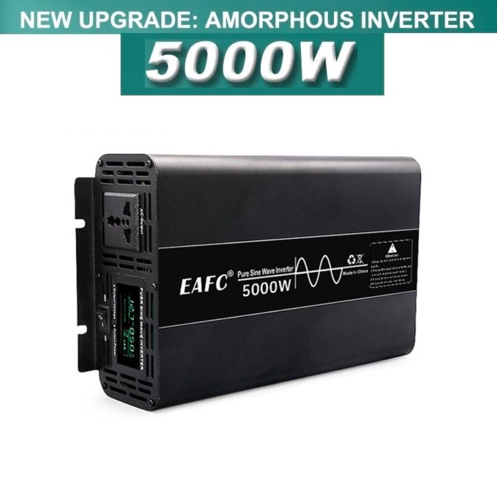 Инвертор напряжения 12V - 220V 5000W Чистый синус