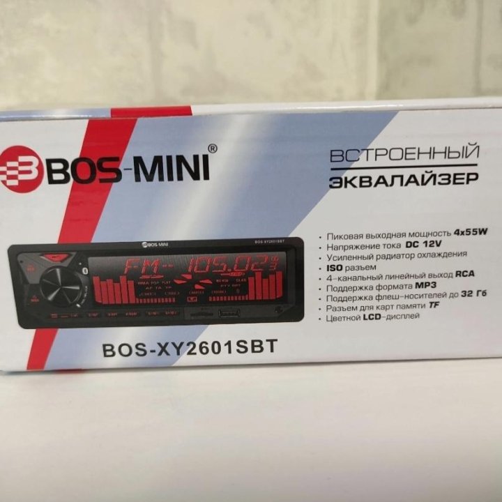 Автомобильная магнитола BOS-MINI-XY2601SBT