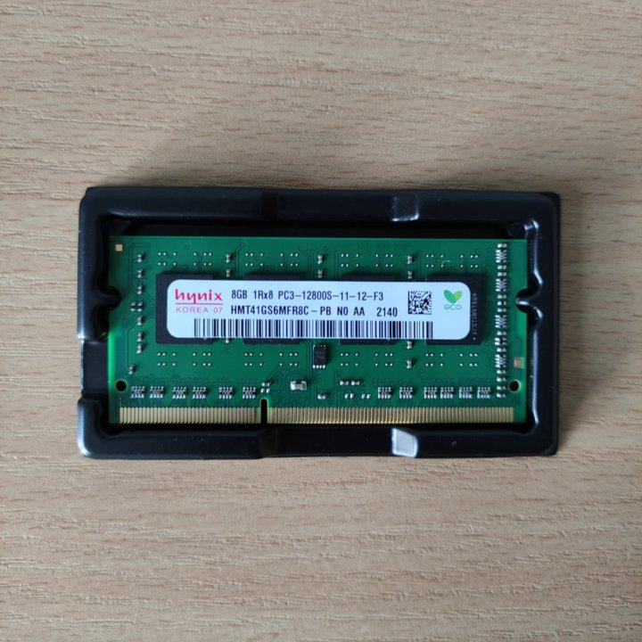 8гб оперативной памяти DDR3 для ноутбука/ 12800S