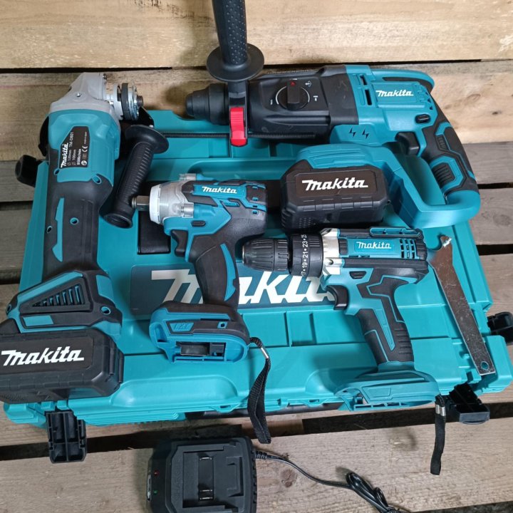 Аккумуляторный инструмент 4в1Makita 18v опт розн