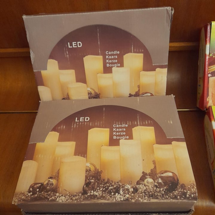Свечи декоративные на батарейках LED