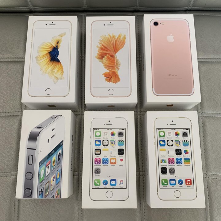 Коробки iPhone 4s, 5s, 6s, 7 одним лотом