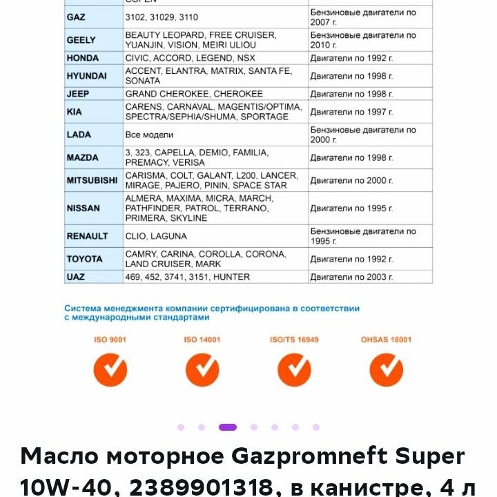 Новые Моторные масла 10w40 Gazpromneft