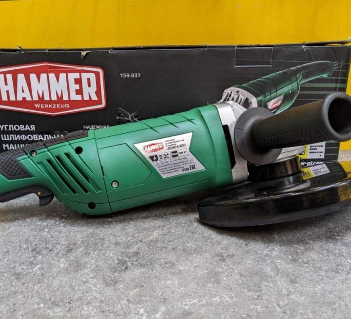 Шлифмашина угловая Hammer USM2400D 230мм (2400Вт)